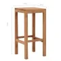 Taburetes de barra de cocina 4 unidades madera maciza de teca de , Taburetes de cocina - Ref: Foro24-287233, Precio: 212,98 €...