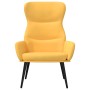 Sillón de relax de tela amarillo mostaza de , Sillones - Ref: Foro24-341078, Precio: 101,26 €, Descuento: %