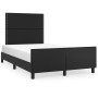 Estructura de cama con cabecero cuero sintético negro 120x200cm de , Camas y somieres - Ref: Foro24-3125500, Precio: 169,93 €...