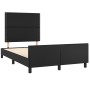 Estructura de cama con cabecero cuero sintético negro 120x200cm de , Camas y somieres - Ref: Foro24-3125500, Precio: 169,93 €...
