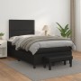 Cama box spring con colchón cuero sintético negro 120x200 cm de , Camas y somieres - Ref: Foro24-3137593, Precio: 432,47 €, D...