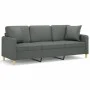 3-seater sofa with dark gray fabric cushions 180 cm by , Sofas - Ref: Foro24-3200918, Price: 272,66 €, Discount: %