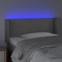 Kopfteil mit LED-grauem Kunstleder 83x16x78/88 cm von , Kopf- und Fußteile - Ref: Foro24-3123172, Preis: 47,69 €, Rabatt: %