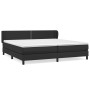 Cama box spring con colchón cuero sintético negro 200x200 cm de , Camas y somieres - Ref: Foro24-3127271, Precio: 564,59 €, D...