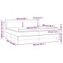 Cama box spring con colchón tela color crema 200x200 cm de , Camas y somieres - Ref: Foro24-3129662, Precio: 538,73 €, Descue...