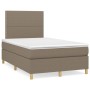 Cama box spring con colchón tela gris taupe 120x200 cm de , Camas y somieres - Ref: Foro24-3142245, Precio: 399,17 €, Descuen...