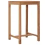 Mesa alta de jardín madera maciza de teca 60x60x105 cm de , Mesas de jardín - Ref: Foro24-287235, Precio: 186,67 €, Descuento: %