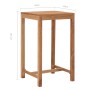 Mesa alta de jardín madera maciza de teca 60x60x105 cm de , Mesas de jardín - Ref: Foro24-287235, Precio: 220,38 €, Descuento: %