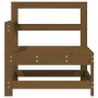 Sofá esquinero de madera maciza de pino marrón miel de , Sofás modulares de exterior - Ref: Foro24-825502, Precio: 55,99 €, D...