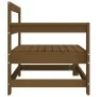 Sofá esquinero de madera maciza de pino marrón miel de , Sofás modulares de exterior - Ref: Foro24-825502, Precio: 55,99 €, D...