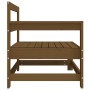 Sofá esquinero de madera maciza de pino marrón miel de , Sofás modulares de exterior - Ref: Foro24-825502, Precio: 56,52 €, D...