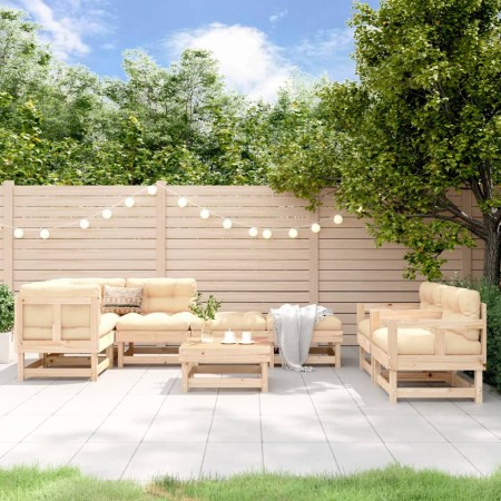 Juego de muebles de jardín 8 piezas madera maciza de pino de , Conjuntos de jardín - Ref: Foro24-3186221, Precio: 383,17 €, D...