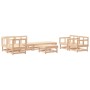 Juego de muebles de jardín 8 piezas madera maciza de pino de , Conjuntos de jardín - Ref: Foro24-3186221, Precio: 383,17 €, D...