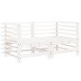 Juego de muebles de jardín 6 piezas madera maciza pino blanco de , Conjuntos de jardín - Ref: Foro24-3186474, Precio: 410,01 ...