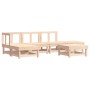 Juego de muebles de jardín 6 piezas madera maciza de pino de , Conjuntos de jardín - Ref: Foro24-3186305, Precio: 275,87 €, D...
