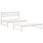 Juego de muebles de jardín 2 piezas madera maciza pino blanco de , Conjuntos de jardín - Ref: Foro24-3186586, Precio: 200,38 ...