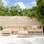 Juego de muebles de jardín 7 piezas madera maciza de pino de , Conjuntos de jardín - Ref: Foro24-3186417, Precio: 381,27 €, D...