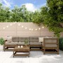 Juego muebles de jardín 6 piezas madera maciza pino marrón miel de , Conjuntos de jardín - Ref: Foro24-3186469, Precio: 362,0...