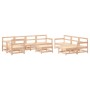 Juego muebles de jardín 10 piezas madera maciza pino de , Conjuntos de jardín - Ref: Foro24-3186571, Precio: 533,60 €, Descue...