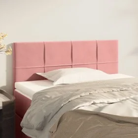 Pink velvet headboard 80x5x78/88 cm by , Headboards and footboards - Ref: Foro24-346017, Price: 35,66 €, Discount: %