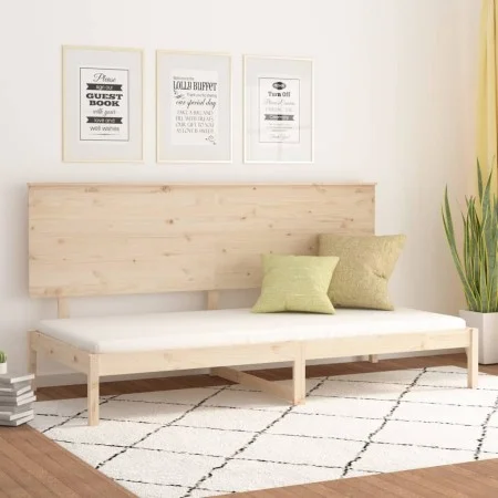 Solid pine wood sofa bed 90x200 cm by , Beds and slatted bases - Ref: Foro24-3108132, Price: 133,46 €, Discount: %