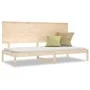 Solid pine wood sofa bed 90x200 cm by , Beds and slatted bases - Ref: Foro24-3108132, Price: 133,46 €, Discount: %