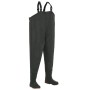 Vadeador con botas verde talla 43 de vidaXL, Vadeadores para caza y para pesca - Ref: Foro24-133658, Precio: 44,82 €, Descuen...