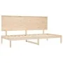 Solid pine wood sofa bed 90x200 cm by , Beds and slatted bases - Ref: Foro24-3108132, Price: 133,46 €, Discount: %