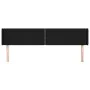 Black fabric headboard 163x16x78/88 cm by , Headboards and footboards - Ref: Foro24-3118636, Price: 52,59 €, Discount: %