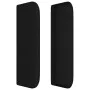 Black fabric headboard 163x16x78/88 cm by , Headboards and footboards - Ref: Foro24-3118636, Price: 52,59 €, Discount: %