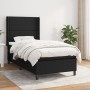 Cama box spring con colchón tela negro 80x200 cm de , Camas y somieres - Ref: Foro24-3131307, Precio: 305,65 €, Descuento: %