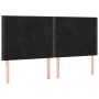 Cama box spring con colchón terciopelo negro 160x200 cm de , Camas y somieres - Ref: Foro24-3132629, Precio: 548,37 €, Descue...