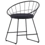 Sillas de comedor asientos de cuero sintético 2 uds acero negro de vidaXL, Sillas de comedor - Ref: Foro24-247274, Precio: 88...