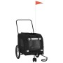 Remolque de bicicleta mascotas hierro tela Oxford negro de , Cochecitos para mascotas - Ref: Foro24-93856, Precio: 102,85 €, ...