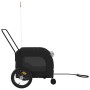 Remolque de bicicleta mascotas hierro tela Oxford negro de , Cochecitos para mascotas - Ref: Foro24-93856, Precio: 102,85 €, ...