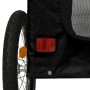 Remolque de bicicleta mascotas hierro tela Oxford negro de , Cochecitos para mascotas - Ref: Foro24-93856, Precio: 102,85 €, ...