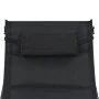 Tumbona de ratán sintético y textileno marrón de vidaXL, Tumbonas - Ref: Foro24-44895, Precio: 123,02 €, Descuento: %