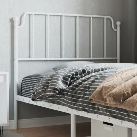 Kopfteil aus weißem Metall, 107 cm von , Kopf- und Fußteile - Ref: Foro24-373966, Preis: 24,08 €, Rabatt: %