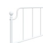 Cabecero de metal blanco 107 cm de , Cabeceros y pies de cama - Ref: Foro24-373966, Precio: 24,42 €, Descuento: %