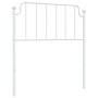 Cabecero de metal blanco 90 cm de , Cabeceros y pies de cama - Ref: Foro24-373964, Precio: 22,26 €, Descuento: %