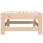 Taburete de jardín madera maciza de pino de , Sofás modulares de exterior - Ref: Foro24-825485, Precio: 61,56 €, Descuento: %