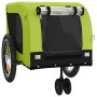 Remolque de bicicleta mascotas hierro tela Oxford verde negro de , Cochecitos para mascotas - Ref: Foro24-94025, Precio: 121,...
