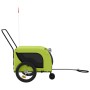 Remolque de bicicleta mascotas hierro tela Oxford verde negro de , Cochecitos para mascotas - Ref: Foro24-94025, Precio: 121,...