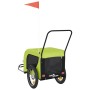 Remolque de bicicleta mascotas hierro tela Oxford verde negro de , Cochecitos para mascotas - Ref: Foro24-94025, Precio: 121,...