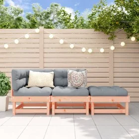 Gartenmöbel-Set 3-teilig aus Massivholz Douglasie von , Modulare Sofas für den Außenbereich - Ref: Foro24-825413, Preis: 138,...