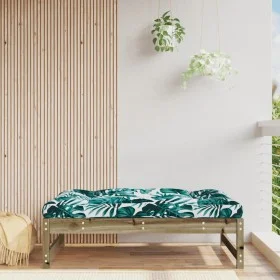 Taburete de jardín madera de pino impregnada 120x80 cm de , Sofás modulares de exterior - Ref: Foro24-825715, Precio: 91,40 €...