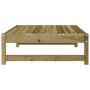 Taburete de jardín madera de pino impregnada 120x80 cm de , Sofás modulares de exterior - Ref: Foro24-825715, Precio: 92,95 €...