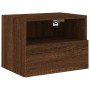 Mueble de pared TV madera ingeniería roble marrón 40x30x30 cm de , Muebles TV - Ref: Foro24-836852, Precio: 29,10 €, Descuent...