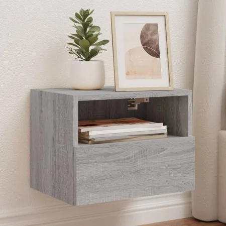 Mueble de pared TV madera de ingeniería gris Sonoma 40x30x30 cm de , Muebles TV - Ref: Foro24-836850, Precio: 28,01 €, Descue...