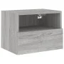 Mueble de pared TV madera de ingeniería gris Sonoma 40x30x30 cm de , Muebles TV - Ref: Foro24-836850, Precio: 28,01 €, Descue...